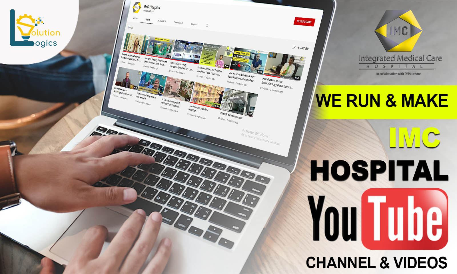 logicsSol-IMC Hospital YouTube channel Video Editing